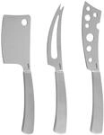 Zyliss Signature 3-Teiliges K&auml;semesser Set, rostfreier Edelstahl, Silber 