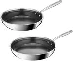 Tefal Master Mesh Keramik Pfannen-Set 24/28 cm, Metallspatel-sicher Kombination...