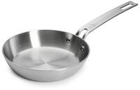 M&Auml;LZERxWOLL Edelstahl Bratpfanne 20cm, 5ply Mehrschicht | Unbeschichtet,...