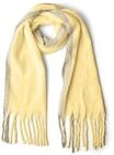 Street One Damen Langer Schal im Two-Tone-Look | sunbeam yellow A