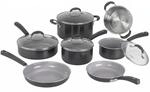 Cuisinart Ceramica XT Antihaft-Kochgeschirr-Set, 11-teiliges Topf- und Pfannenset,
