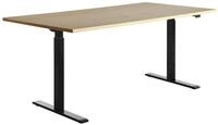 E-Table 180x80 schwarz, ahorn | Made in Germany | Ergonomisch |...