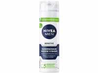 NIVEA MEN Sensitive Rasierschaum (200 ml), Rasierschaum mit Kamille und Vitamin...
