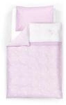Tr&auml;umeland TT12503 Bettw&auml;sche Kr&ouml;nchen rosa, 2-teilig, 80 x 80 + 35 x 40 cm