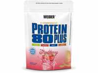 Weider Protein 80 Plus Eiweißpulver, Erdbeer, Low-Carb, Mehrkomponenten Casein...