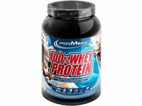 IronMaxx 100% Whey Protein Pulver - Schoko Kokos 900g Dose | zuckerreduziertes,