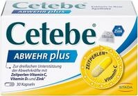 CETEBE Abwehr plus - Nahrungserg&auml;nzungsmittel zur dreifachen Unterst&uuml;tzung der