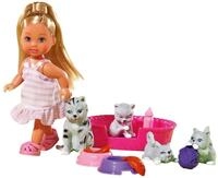 Simba 105734191 - Evi Love Animal Friends, Spielpuppe mit ihren Tierfreunden,...