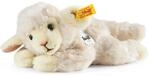 Steiff Linda Lamm - 22 cm - Pl&uuml;schschaf liegend - Kuscheltier f&uuml;r Kinder - weich &