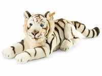 Steiff Bharat Tiger - 43 cm - Plüschtiger liegend - Kuscheltier für Kinder -...