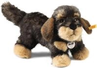 Steiff Moritz Rauhaardackel - 30 cm - Kuscheltier f&uuml;r Kinder - Pl&uuml;schhund - weich &