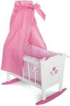 Bayer Chic 2000 - Puppenwiege, Wiege f&uuml;r Puppen, Puppenbett, Puppenm&ouml;bel,