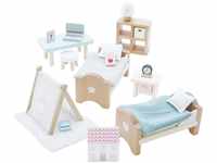 Le Toy Van - Wooden Doll House Daisylane Children's Bedroom Play Set for Dolls