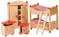Goki 51953 - Puppenm&ouml;bel Kinderzimmer