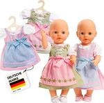 Heless 2111 - Fesches Dirndl, f&uuml;r Puppen, 1 von 2 Designs (zuf&auml;llige Auswahl),