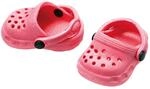 Heless 2010 - Schuhe f&uuml;r Puppen, kultige Clogs in Pink, ca. 5 x 2,8 cm, f&uuml;r Puppen