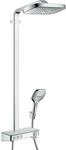 hansgrohe Raindance Select E 300 Duschsystem (4 Strahlarten) Chrom