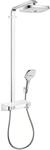 hansgrohe Raindance Select E 300 Duschsystem, 3 Strahlarten, Wei&szlig;/Chrom