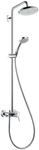 hansgrohe Croma 220 Air Duschsystem (mit Einhebelmischer, 5 Strahlarten) Chrom