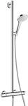 hansgrohe Croma Select E Duschsystem 0,90m, 3 Strahlarten, Wei&szlig;/Chrom