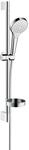 hansgrohe 26566400 Croma Select S Duschset 0,65m, 3 Strahlarten mit Seifenablage,