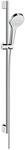 hansgrohe Croma Select S Duschset 0,90m, 3 Strahlarten, Wei&szlig;/Chrom