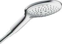 hansgrohe Raindance Select S - Duschkopf, Handbrause mit 3 Strahlarten, runde
