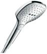 hansgrohe Raindance Select E - Duschkopf, Handbrause mit 3 Strahlarten, eckige