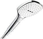 hansgrohe Raindance Select E - Duschkopf, Handbrause mit 3 Strahlarten, Duschbrause,
