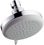 hansgrohe Croma 100 wassersparender Duschkopf, Kopfbrause mit 4 Strahlarten, Chrom