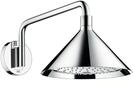 AXOR Front Duschkopf 240, Kopfbrause f&uuml;r Wandmontage, 2 Strahlarten, Chrom