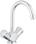 Grohe Waschtisch-Einlochbatterie Costa DN 15, mit Ablaufgarnitur, chrom 21375001