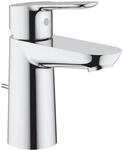 GROHE BauEdge, Waschtischarmatur, wassersparend (Wasserhahn f&uuml;r das Bad, 15cm hoch,