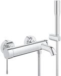 GROHE Essence, Badewannenarmatur mit Duschkopf (Komplettset f&uuml;r die Badewanne,