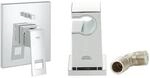 GROHE Eurocube | Badarmaturen - Einhand-Wannenbatterie + Euphoria Cube Zubeh&ouml;r -