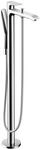 hansgrohe Metris bodenstehende Wannenarmatur, f&uuml;r 2 Funktionen, Chrom