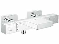 GROHE Grohtherm Cube - Thermostat- Wannenbatterie (wassersparend,...