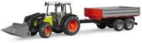 bruder 02112 - Claas Nectis 267 F mit Frontlader & Bordwandanh&auml;nger - 1:16...