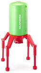 Siku 5602, Standsilo SILOPOWER, Kunststoff, Gr&uuml;n/Rot, Flexible Anpassung der