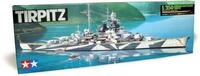 Tamiya 78015 1:350 Deutsches Schlachtschiff Tirpitz, Modellbausatz,Plastikbausatz,