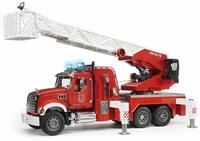 bruder 02821 - Mack Granite Feuerwehrleiterwagen mit Pumpe - 1:16...