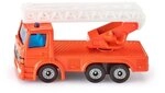 Siku 1015, Feuerwehr-Drehleiter, Metall/Kunststoff, Rot, Ausziehbare Leiter
