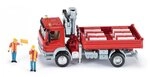 Siku 3534, Mercedes-Benz Atego mit Ladefl&auml;che und Kran, 1:50,...