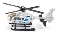 Siku 0807, Polizei-Hubschrauber, Metall/Kunststoff, Silber, Drehbare Rotoren