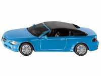 siku 1007, BMW 645i Cabrio, Metall/Kunststoff, Blau, Spielzeugauto für Kinder,