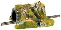 NOCH&reg; Tunnel, handkoloriert in Graut&ouml;nen, 1-gleisig, 34 x 27 cm f&uuml;r H0...
