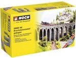 NOCH&reg; Bruchstein-Viadukt, gebogen mit Radius R2, f&uuml;r H0, geeignet f&uuml;r...