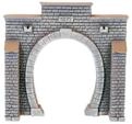 NOCH&reg; vorkoloriertes 1-gleisiges Profi Plus Tunnel-Portal in H0: 13,5 x 12,5 cm