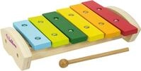 Eichhorn 100005075 - Holz Xylophon, 24 x 15 cm, 6 x Holznoten, Kl&ouml;ppel