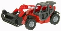 Siku 1482, Manitou Teleskoplader, Metall/Kunststoff, Rot, Beweglicher Ladearm